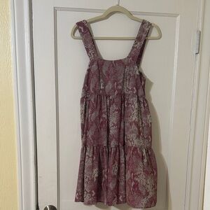 Stylish Pink and White Dress